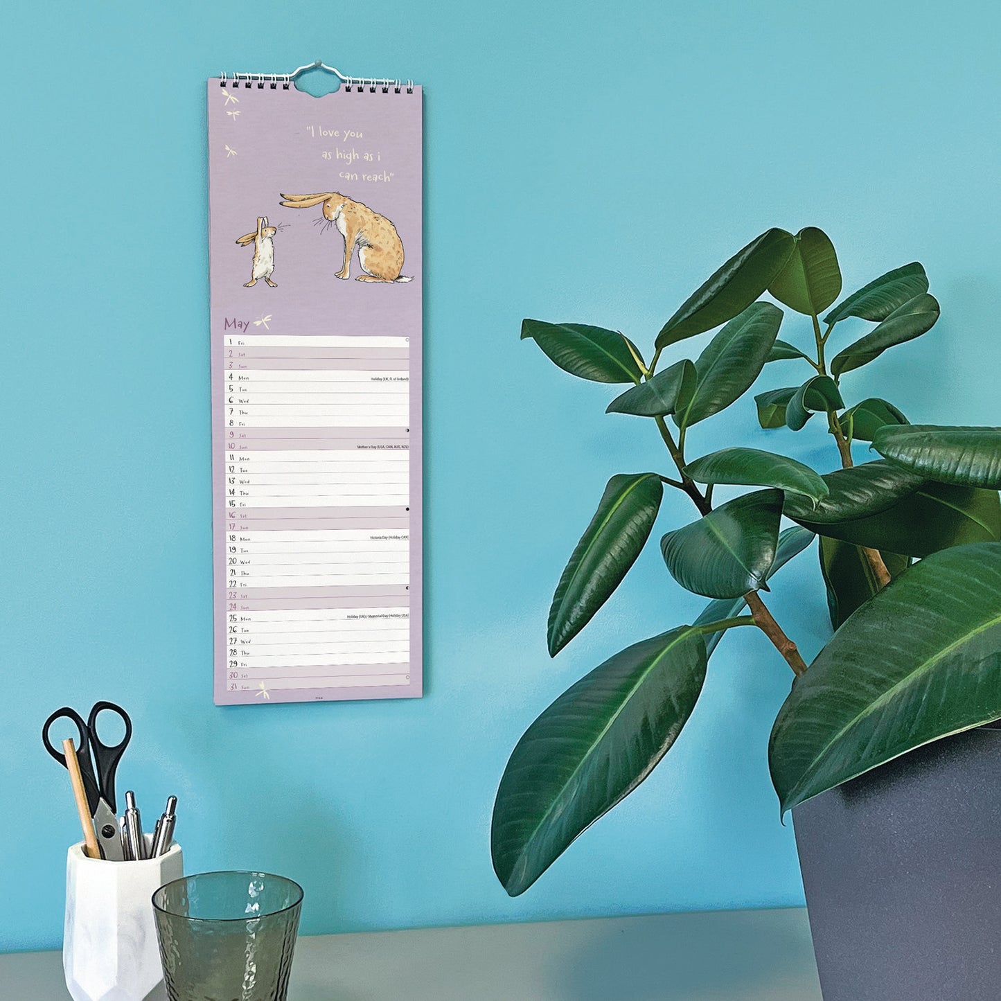 Guess How Much I Love You Slim Calendar 2026