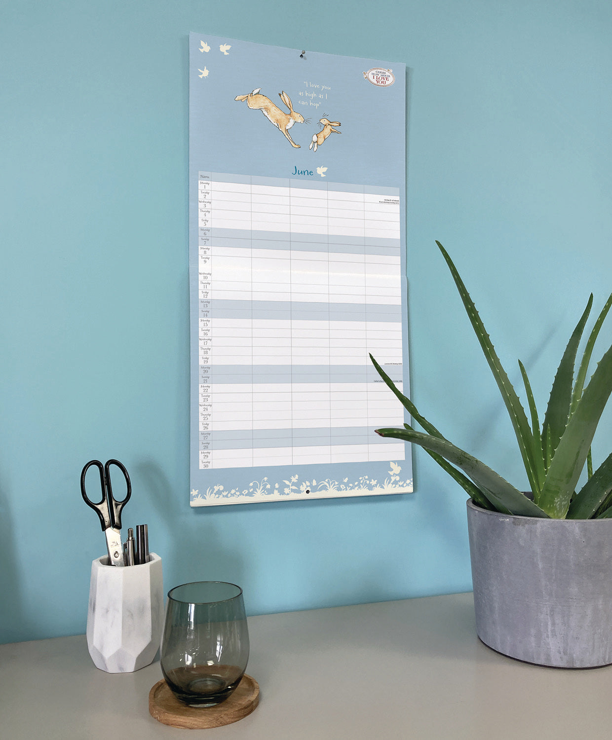 Guess How Much I Love You Planner Wall Calendar 2026