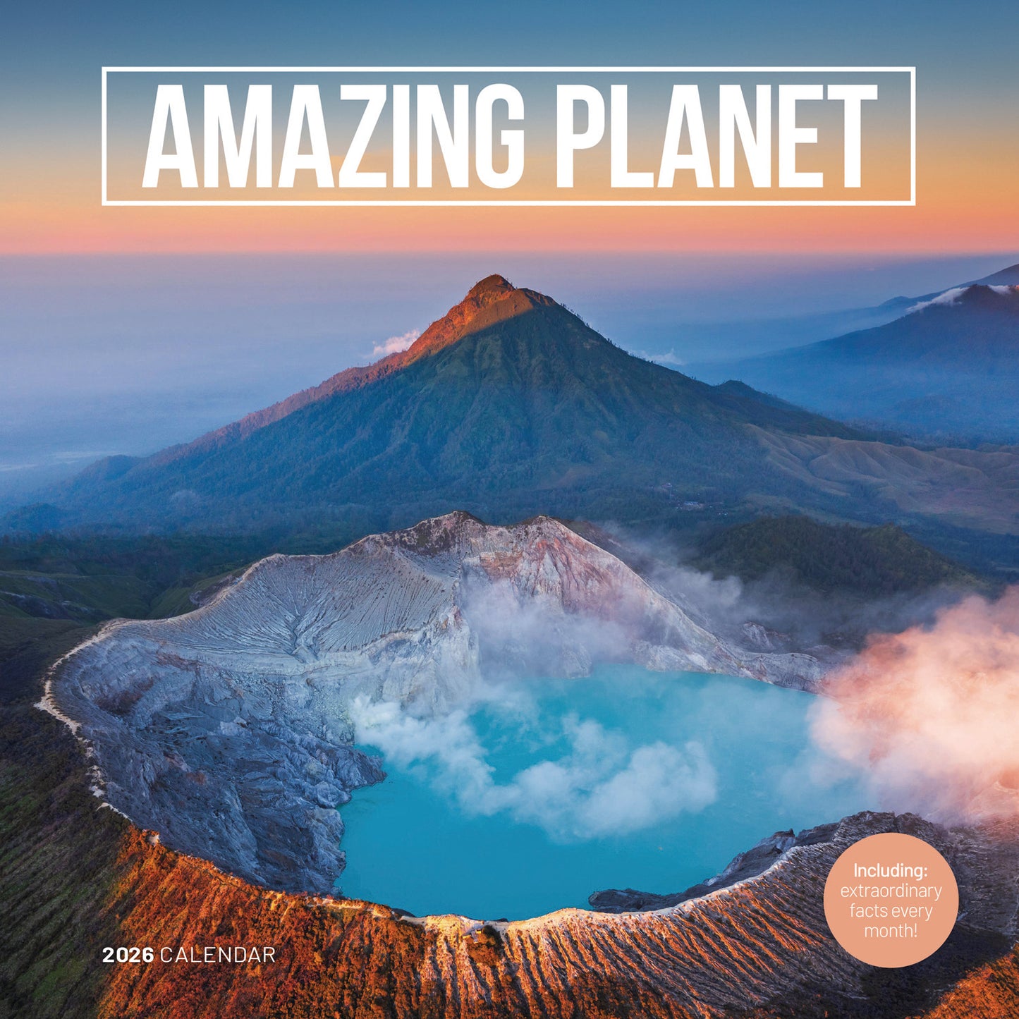 Amazing Planet wall calendar 2026