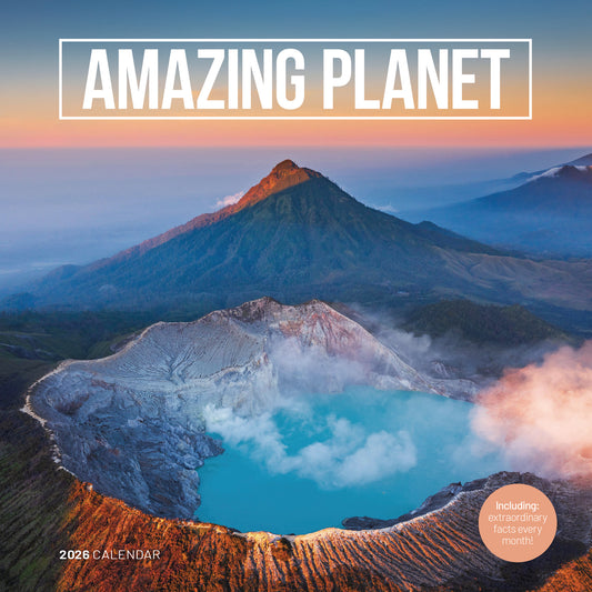 Amazing Planet wall calendar 2026