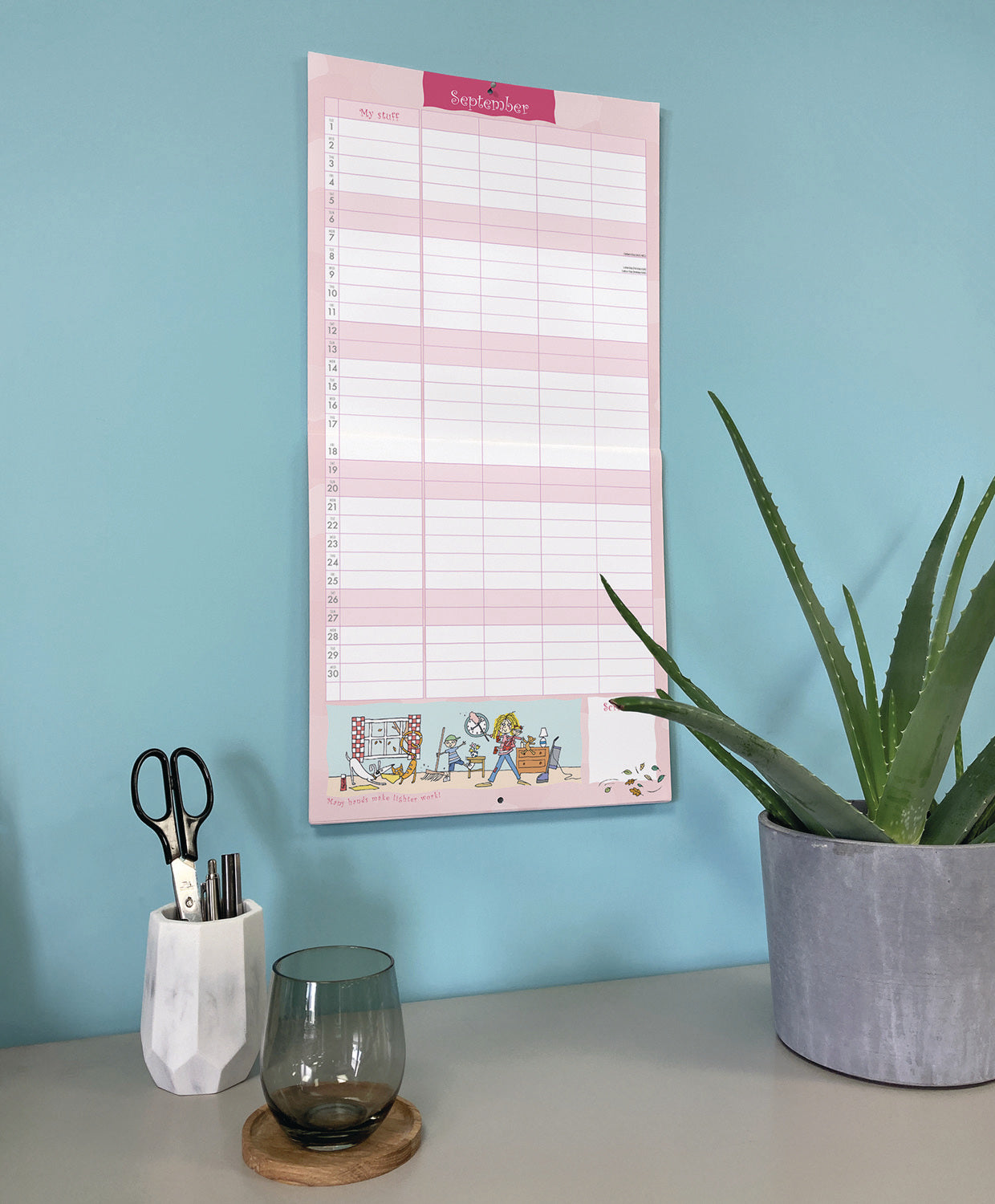 Super Mum, Kim Nash Planner Wall Calendar 2026