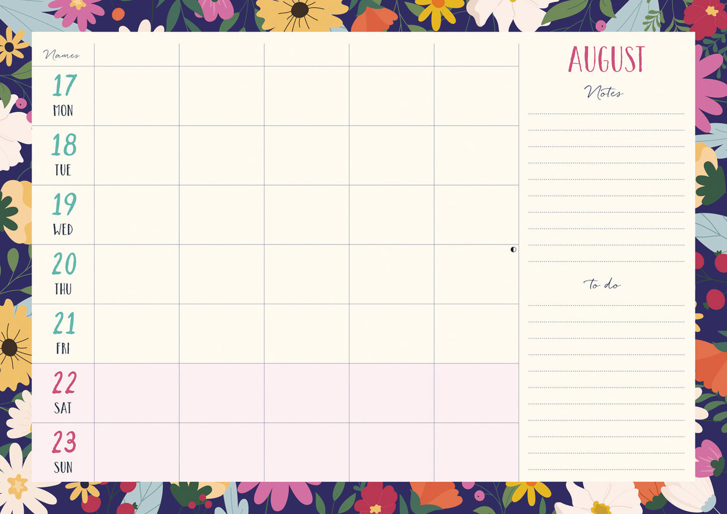 Future Starts Today WTV Planner A4 Calendar 2026