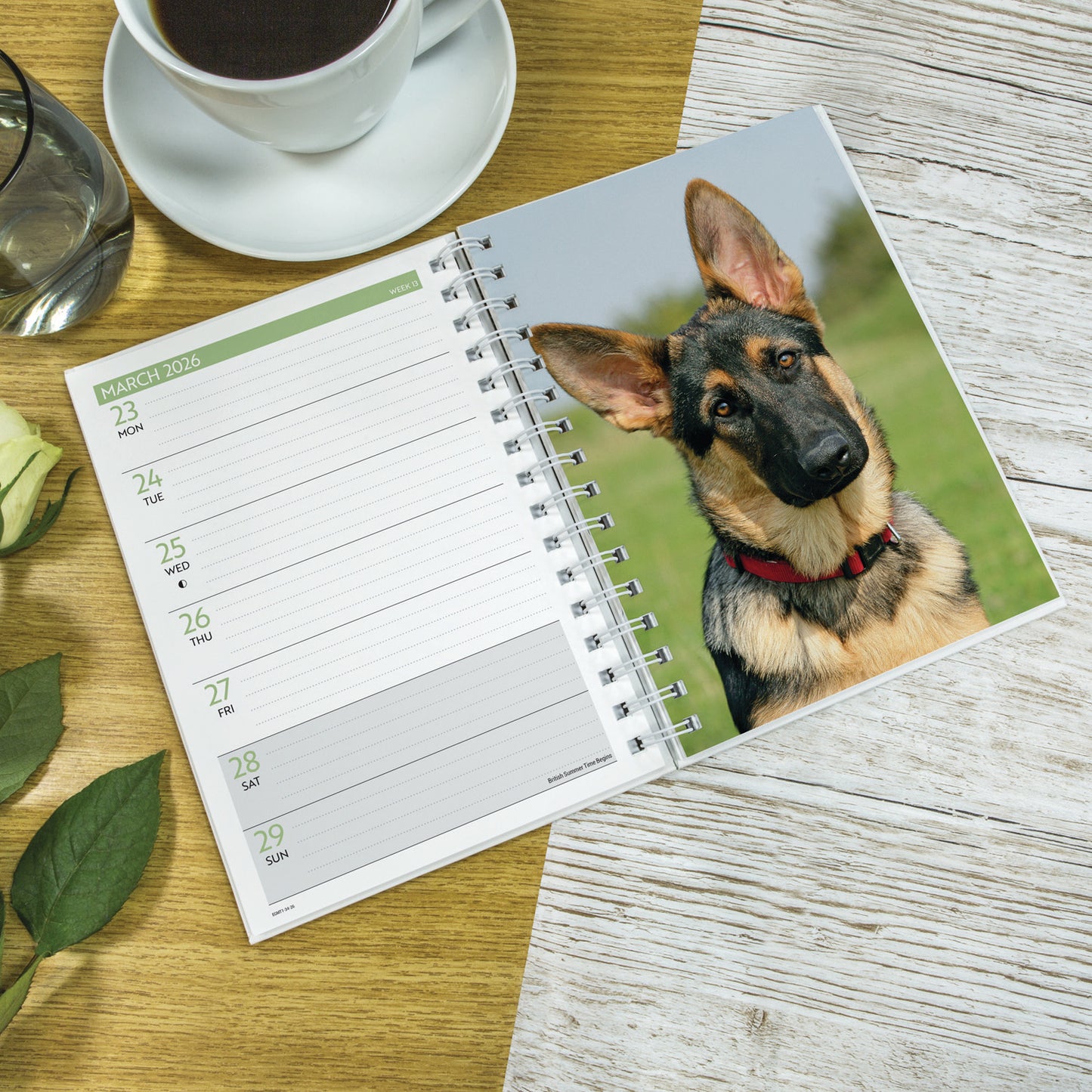 German Shepherds A5 Wiro Diary 2026