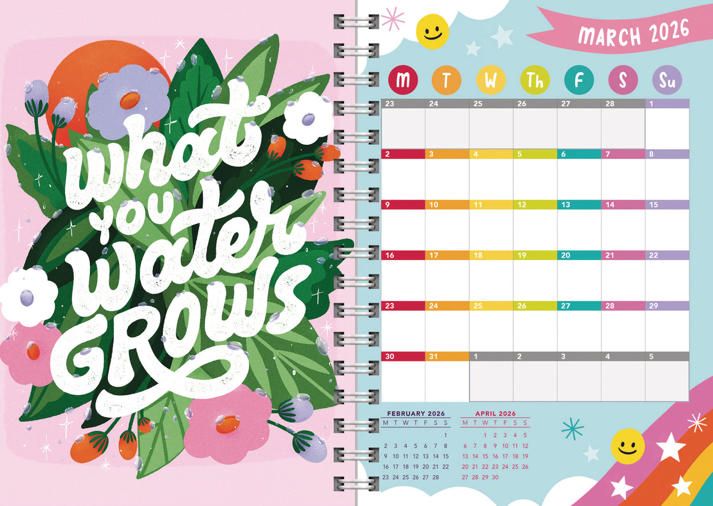 The Happiness Club A5 Wiro Diary 2026