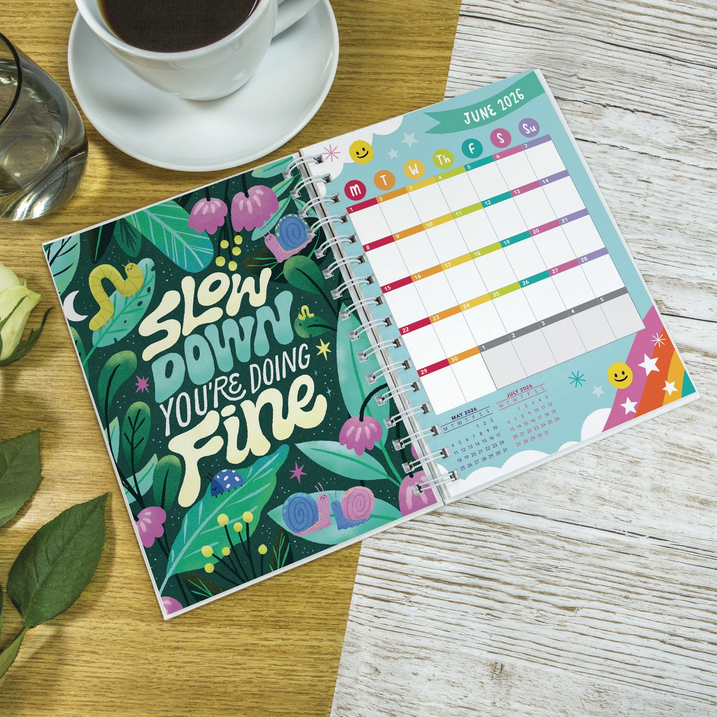 The Happiness Club A5 Wiro Diary 2026