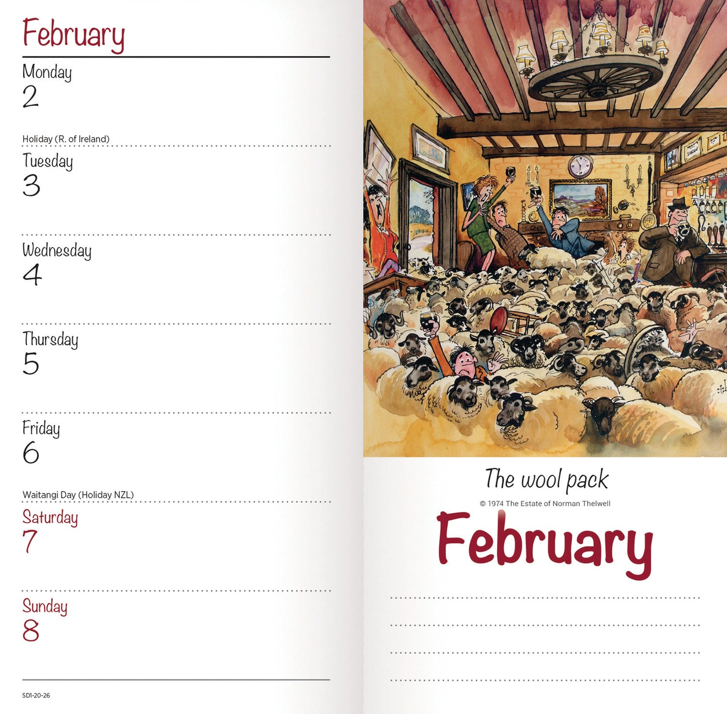 Thelwell Slim Diary 2026