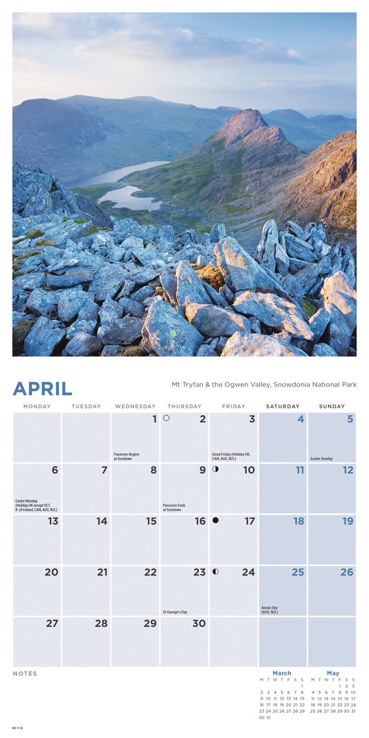 Britain Mini Calendar 2026