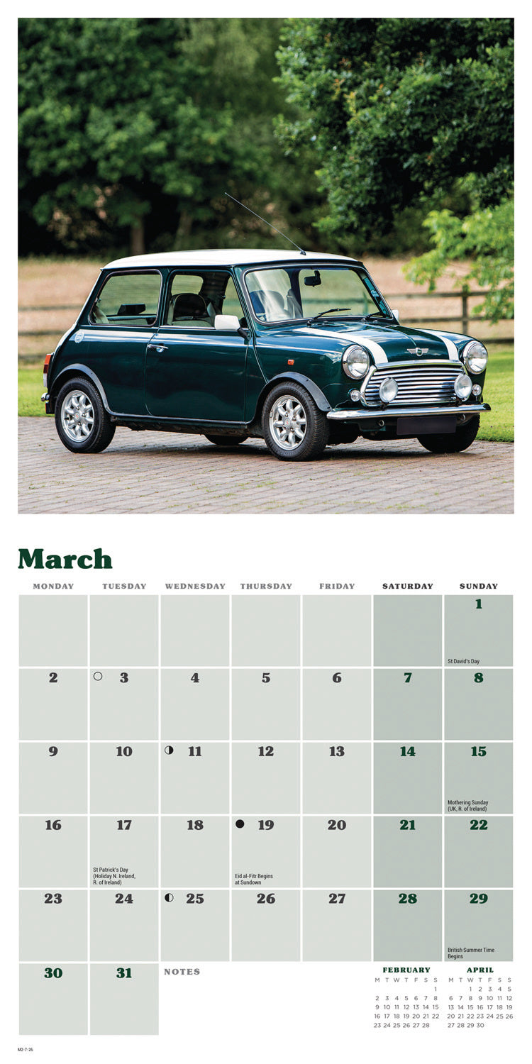 Mini Original Mini Calendar 2026