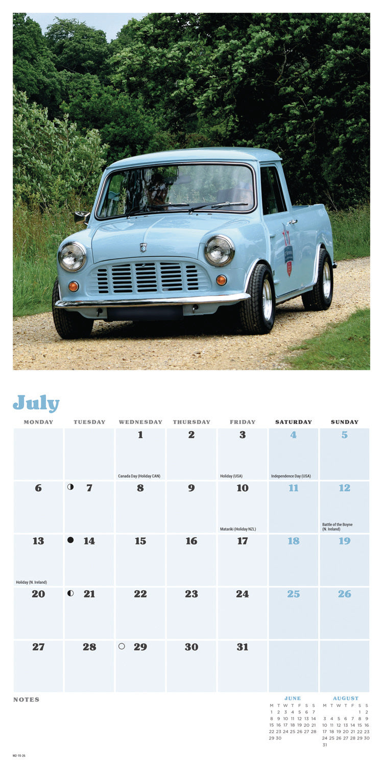 Mini Original Mini Calendar 2026