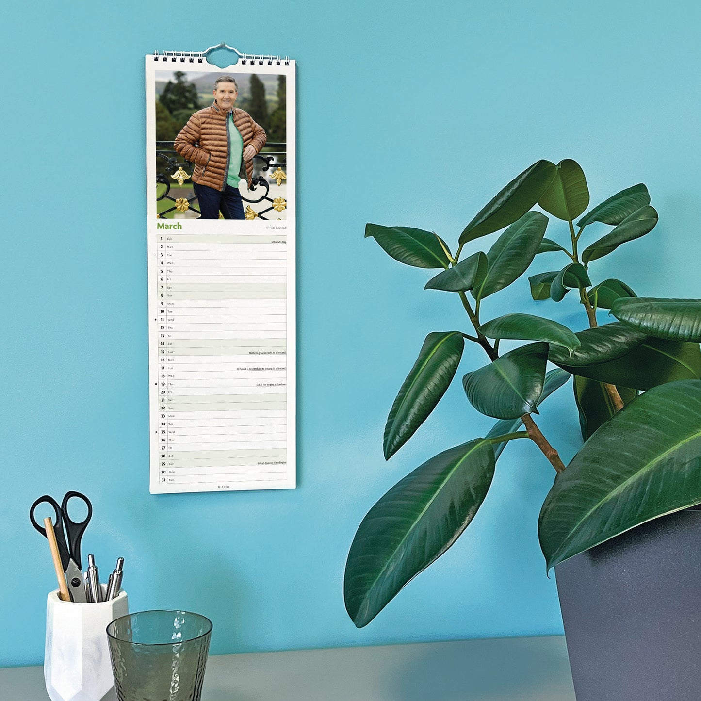 Daniel O Donnell Slim Calendar 2026