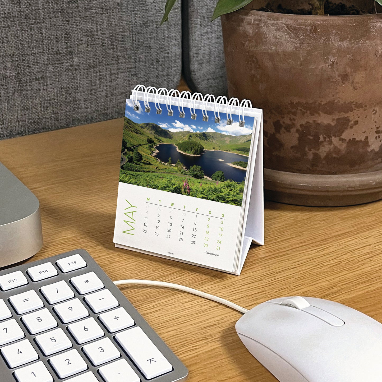 Lake District Mini Easel Calendar 2026