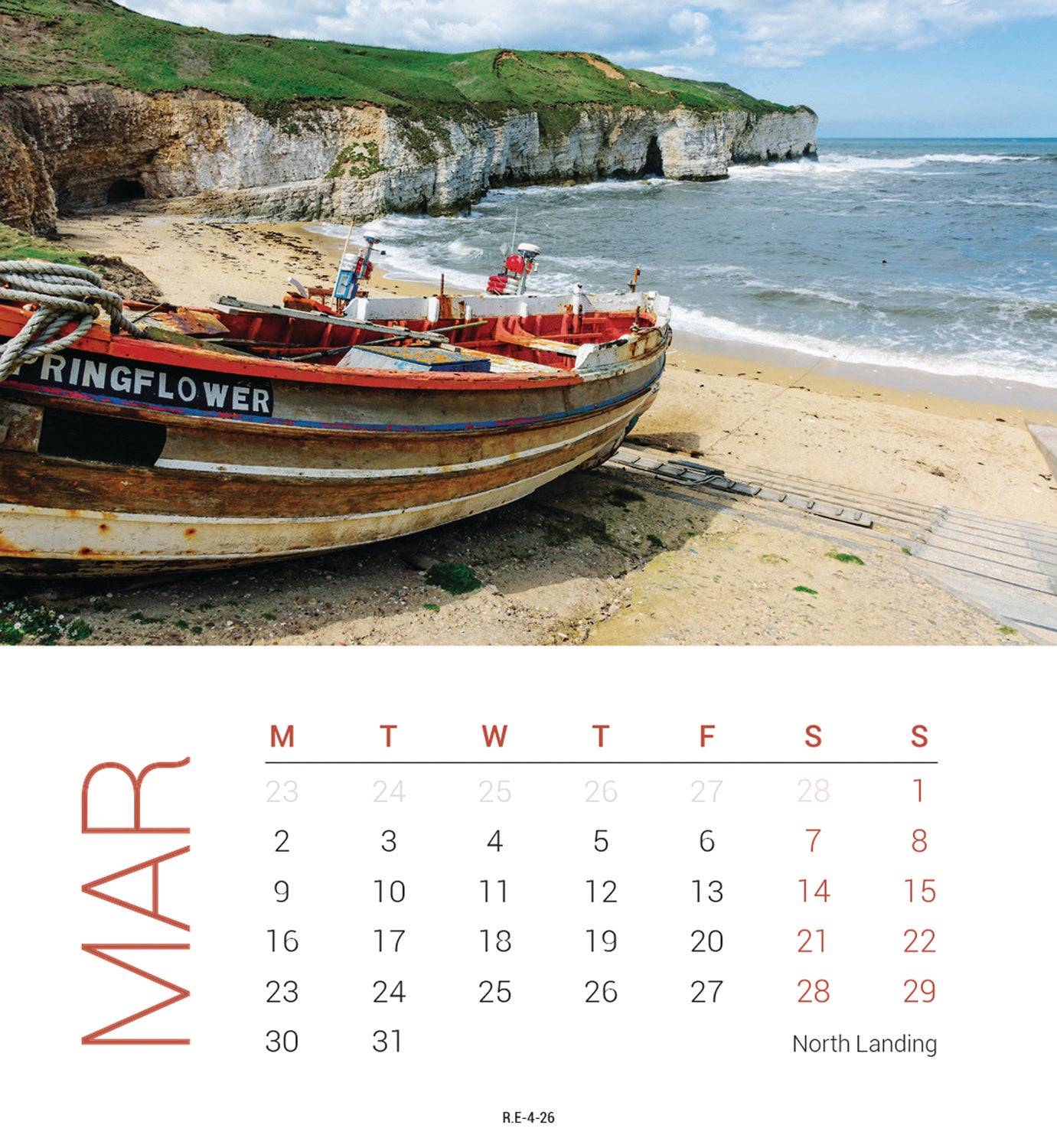 Yorkshire Mini Easel Calendar 2026