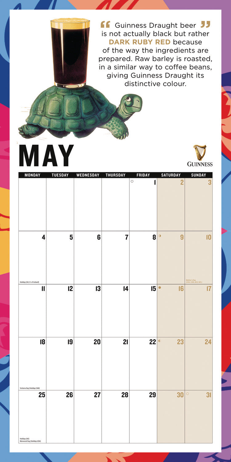 Guinness Wall Calendar 2026