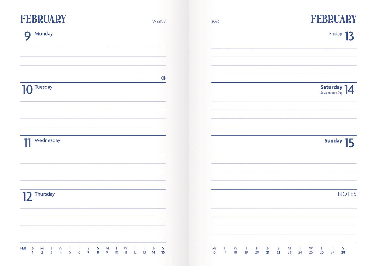 Cornwall A6 Diary 2026