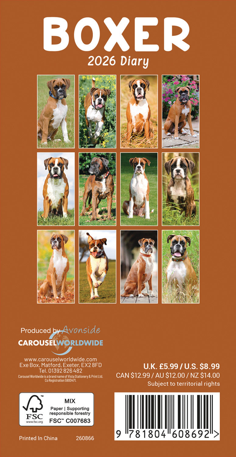 Boxers Slim Diary 2026