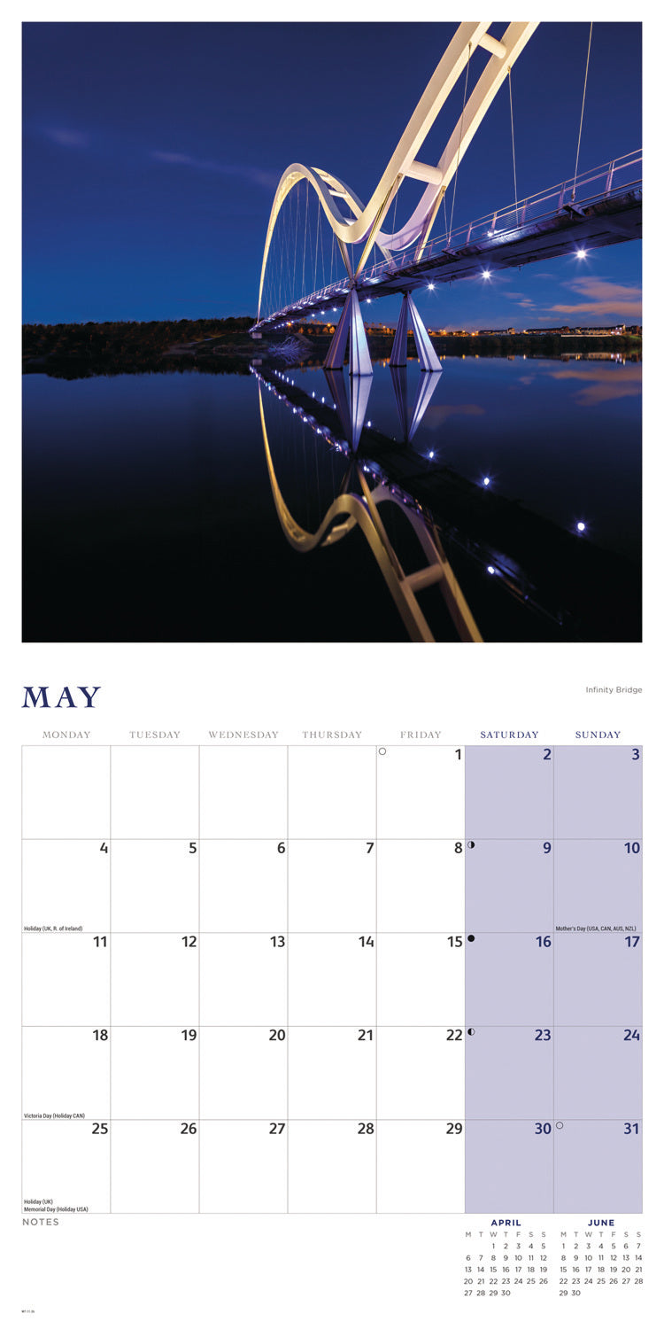 County Durham Wall Calendar 2026