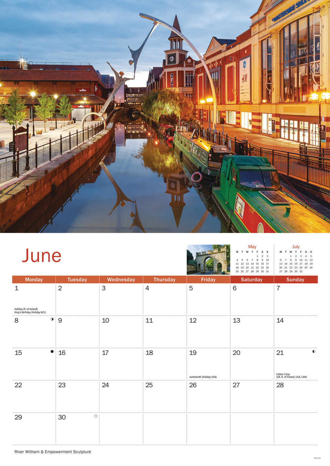 Lincoln A4 Calendar 2026