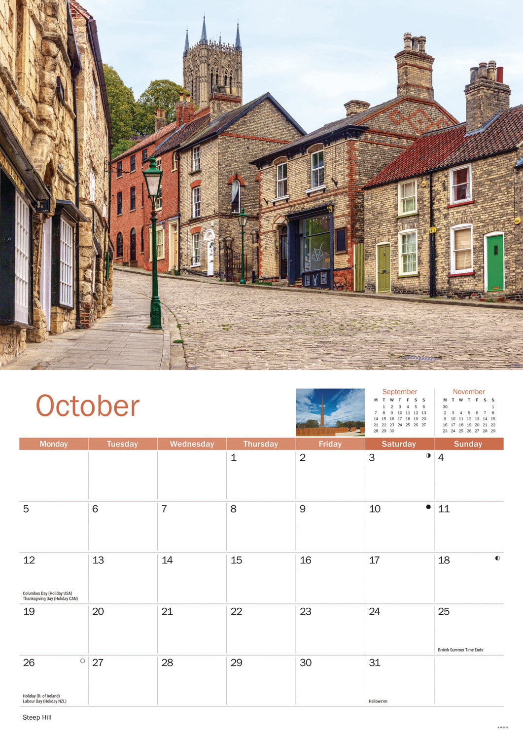 Lincoln A4 Calendar 2026