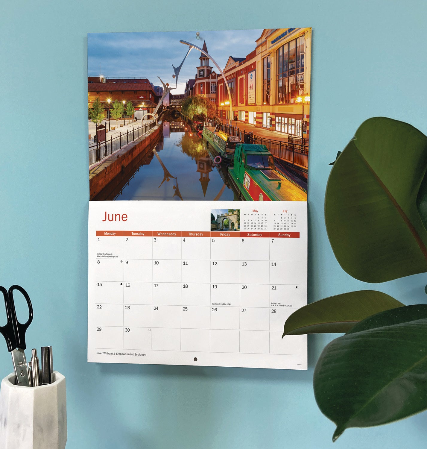 Lincoln A4 Calendar 2026