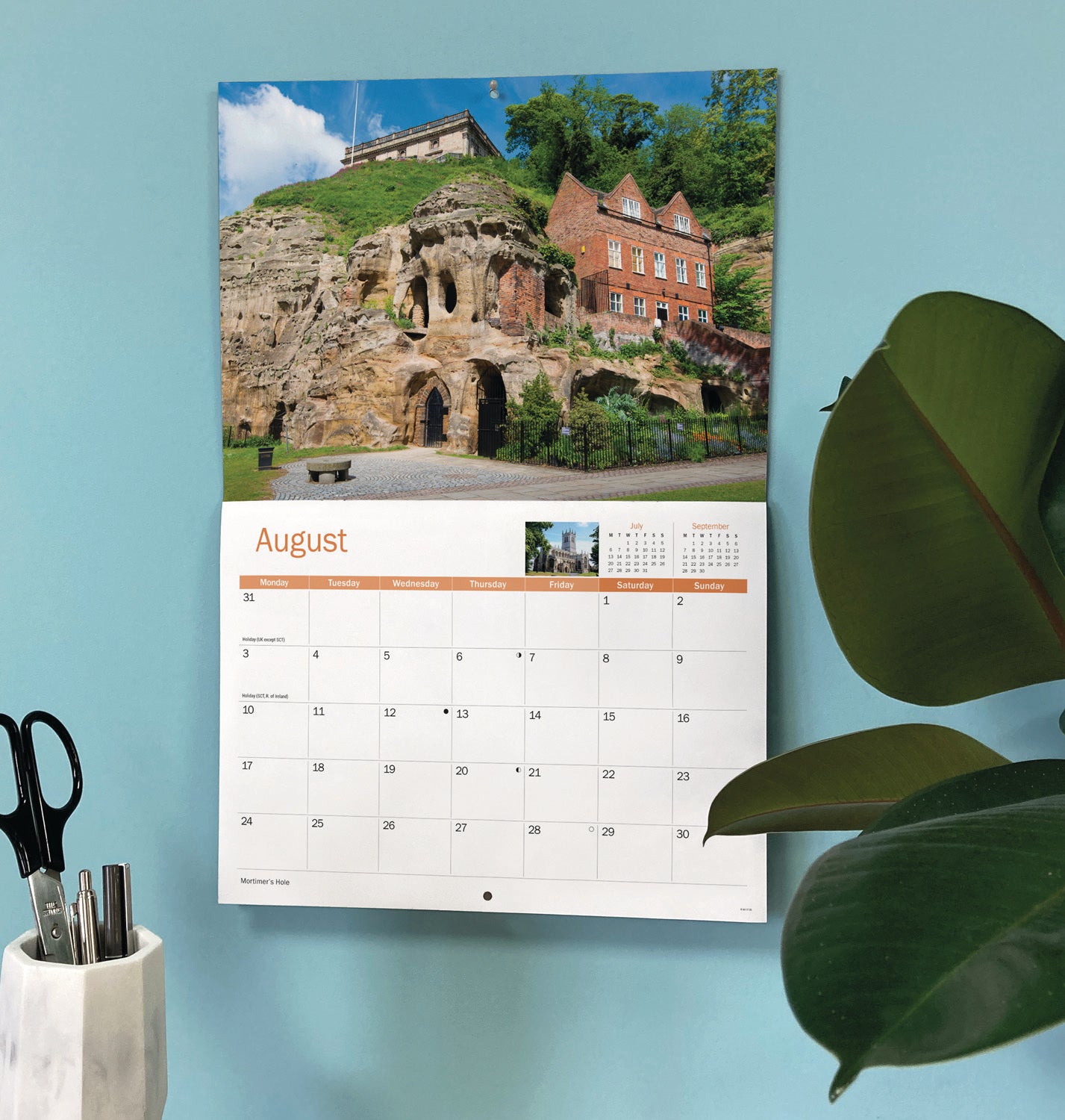 Nottinghamshire A4 Calendar 2026