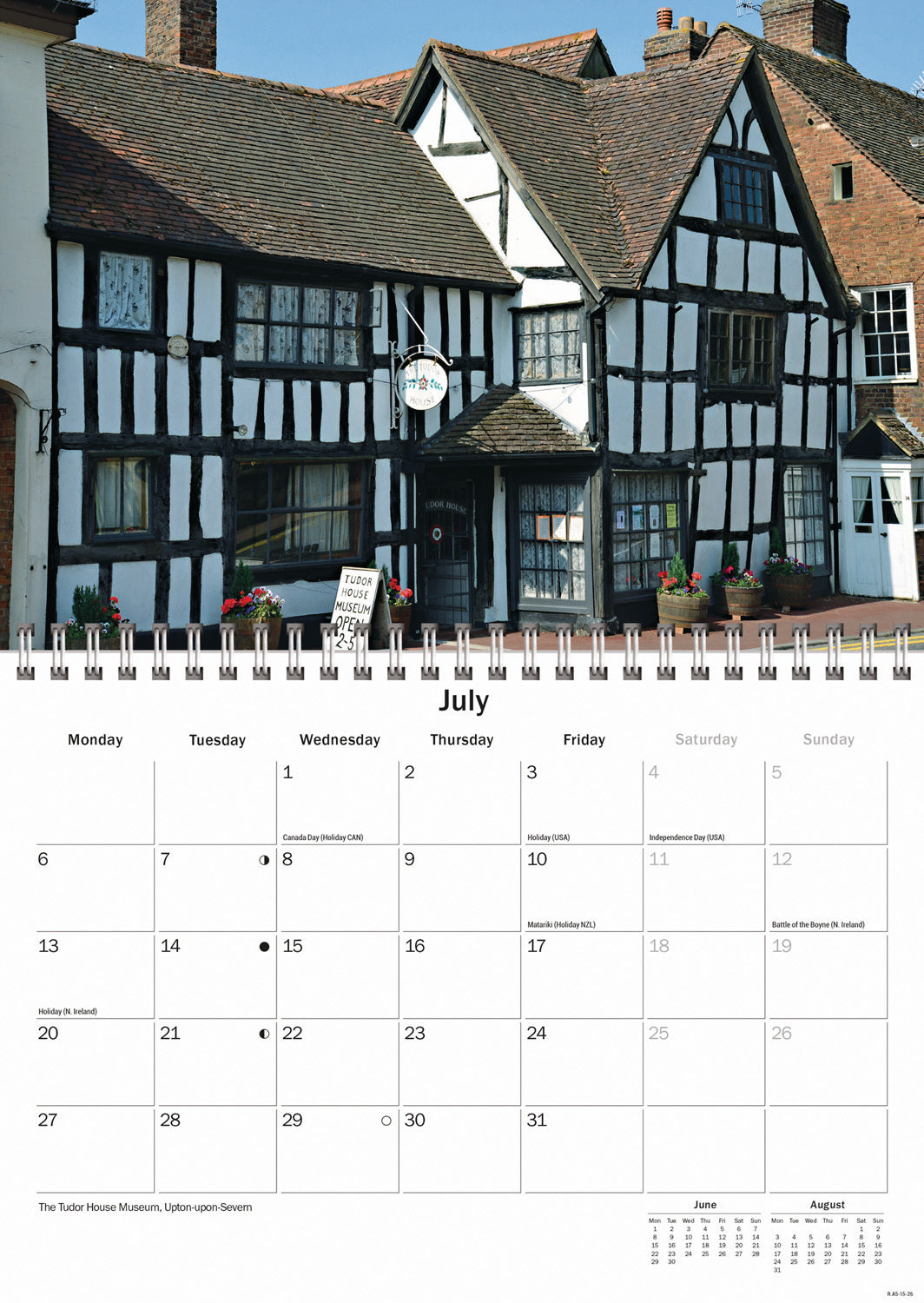 Worcestershire A5 Calendar 2026