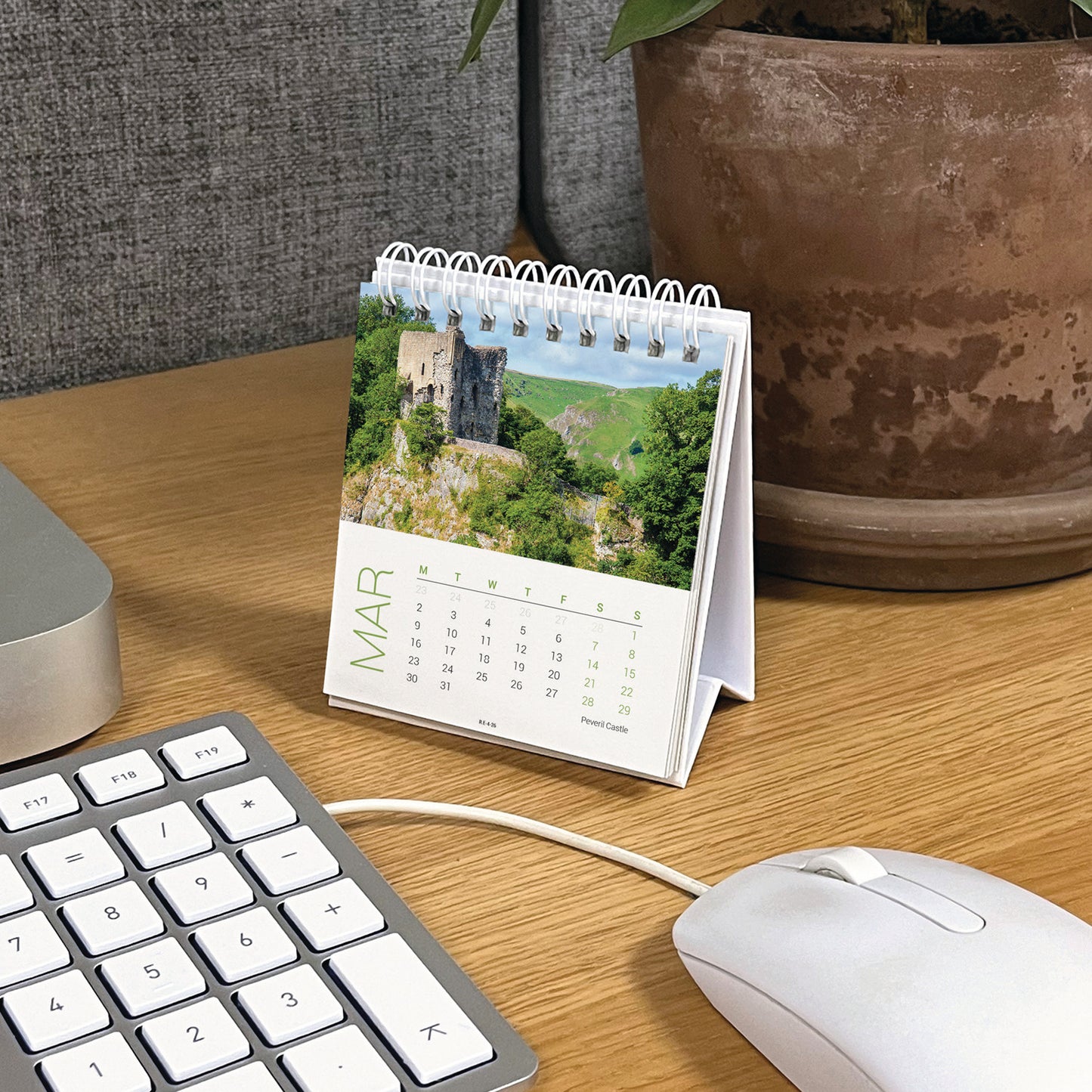 Peak District Mini Easel Calendar 2026