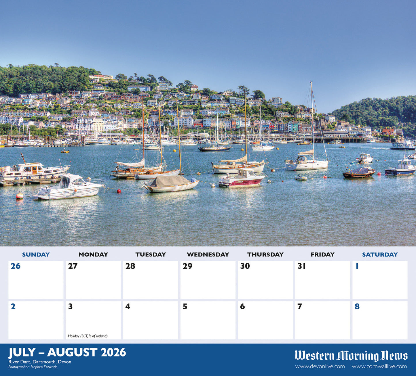 Westcountry Dlx Calendar 2026