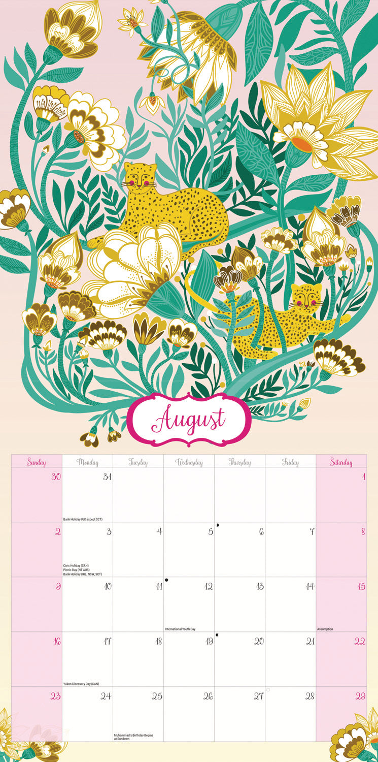 Car Pintos Wall Calendar 2026
