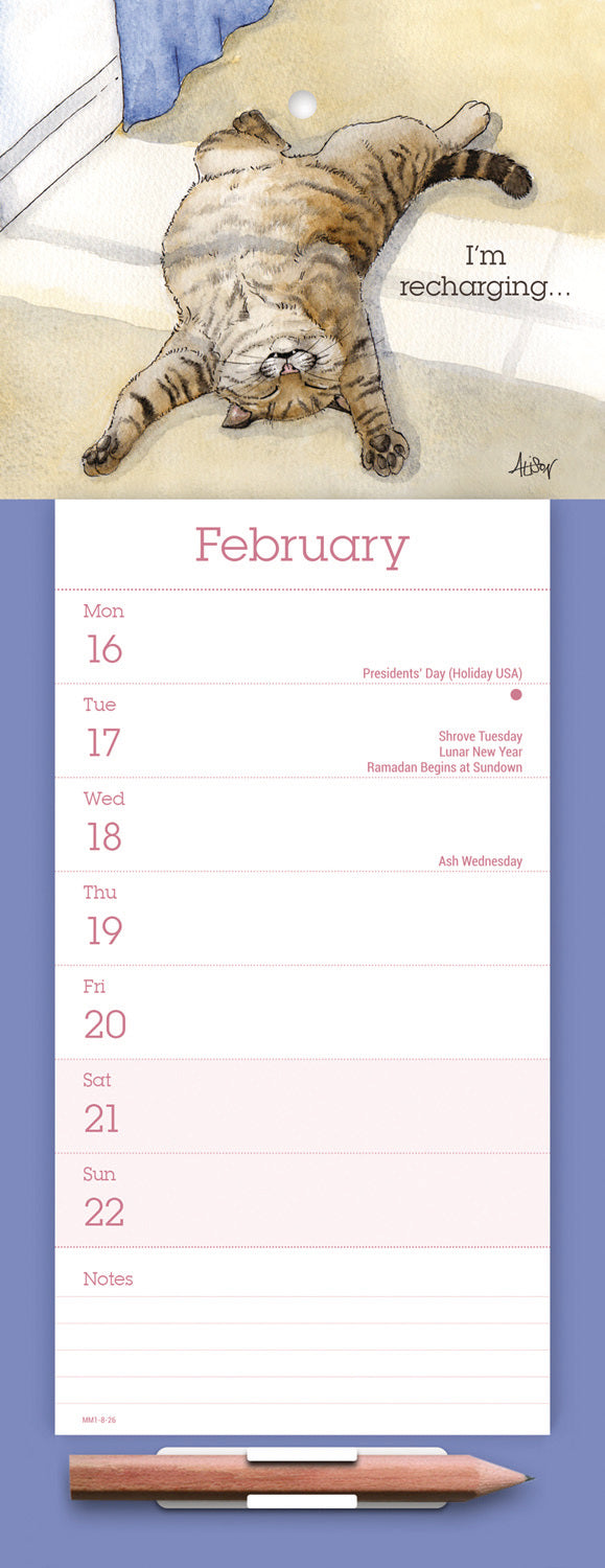 Alisons Animals WTV Magnetic Calendar 2026