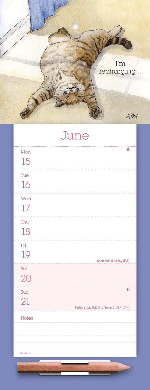 Alisons Animals WTV Magnetic Calendar 2026