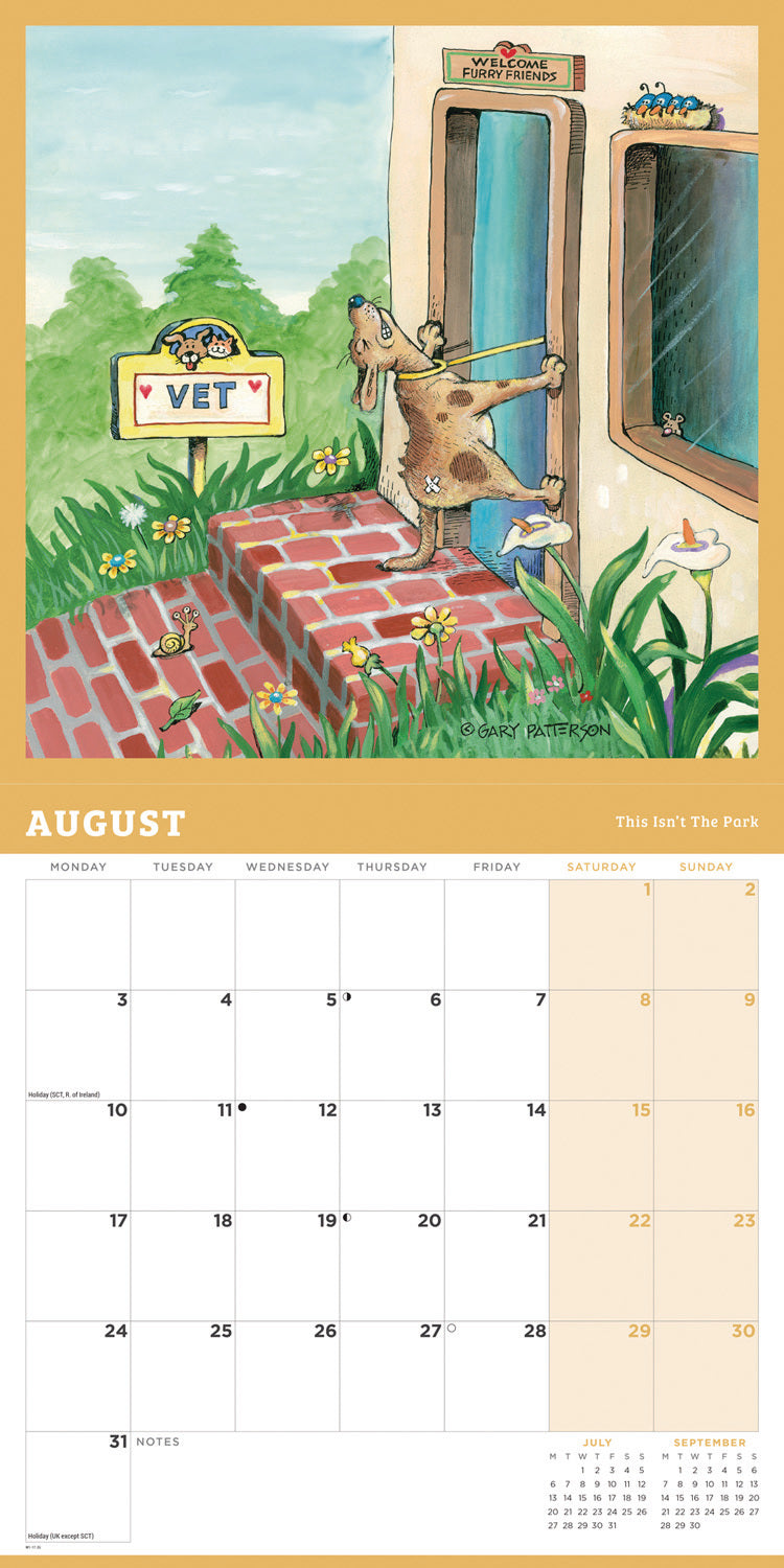 Dogs, Gary Patterson Wall Calendar 2026