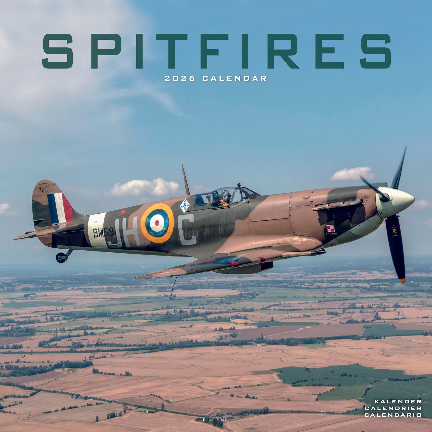 Spitfires Wall Calendar 2026