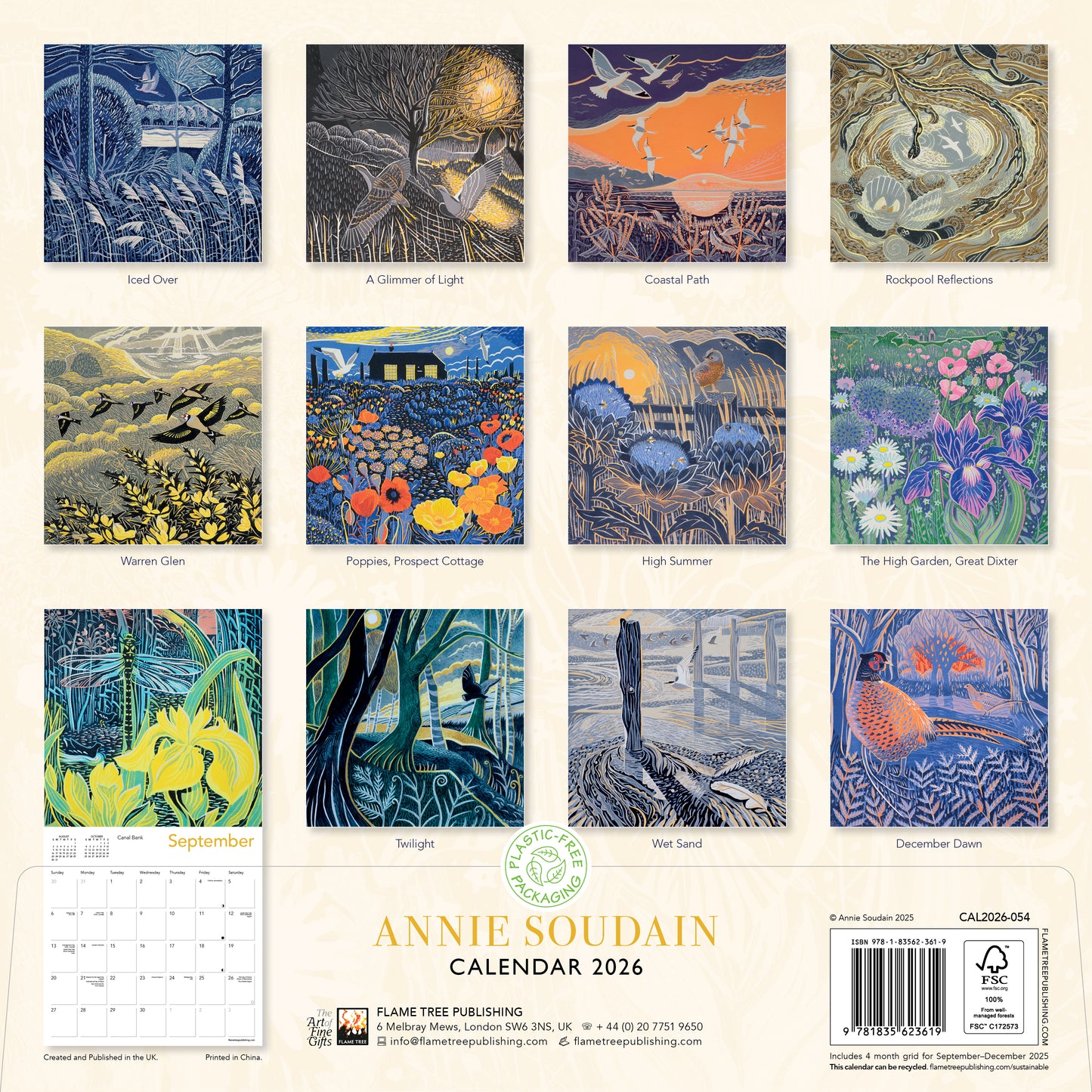 Annie Soudain Wall Calendar 2026