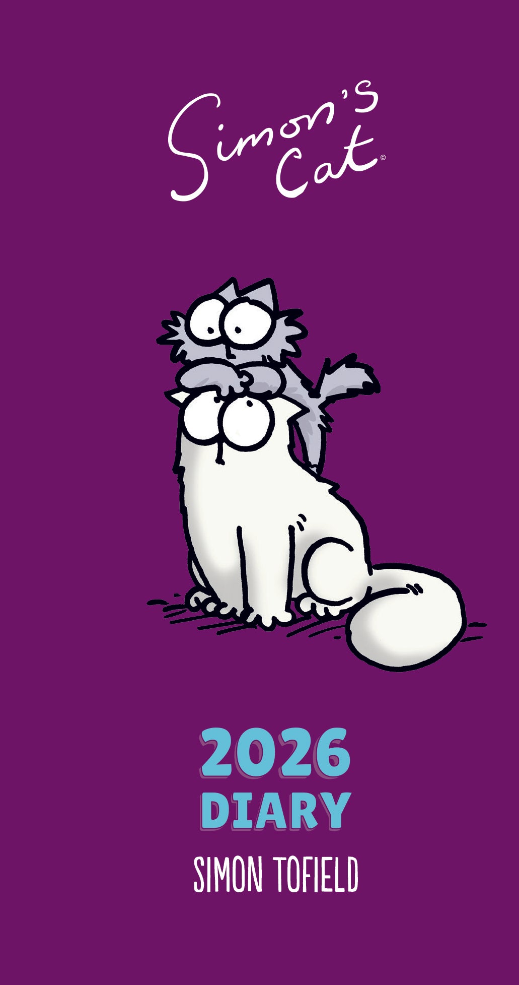 Simons Cat Slim Dlx Diary 2026