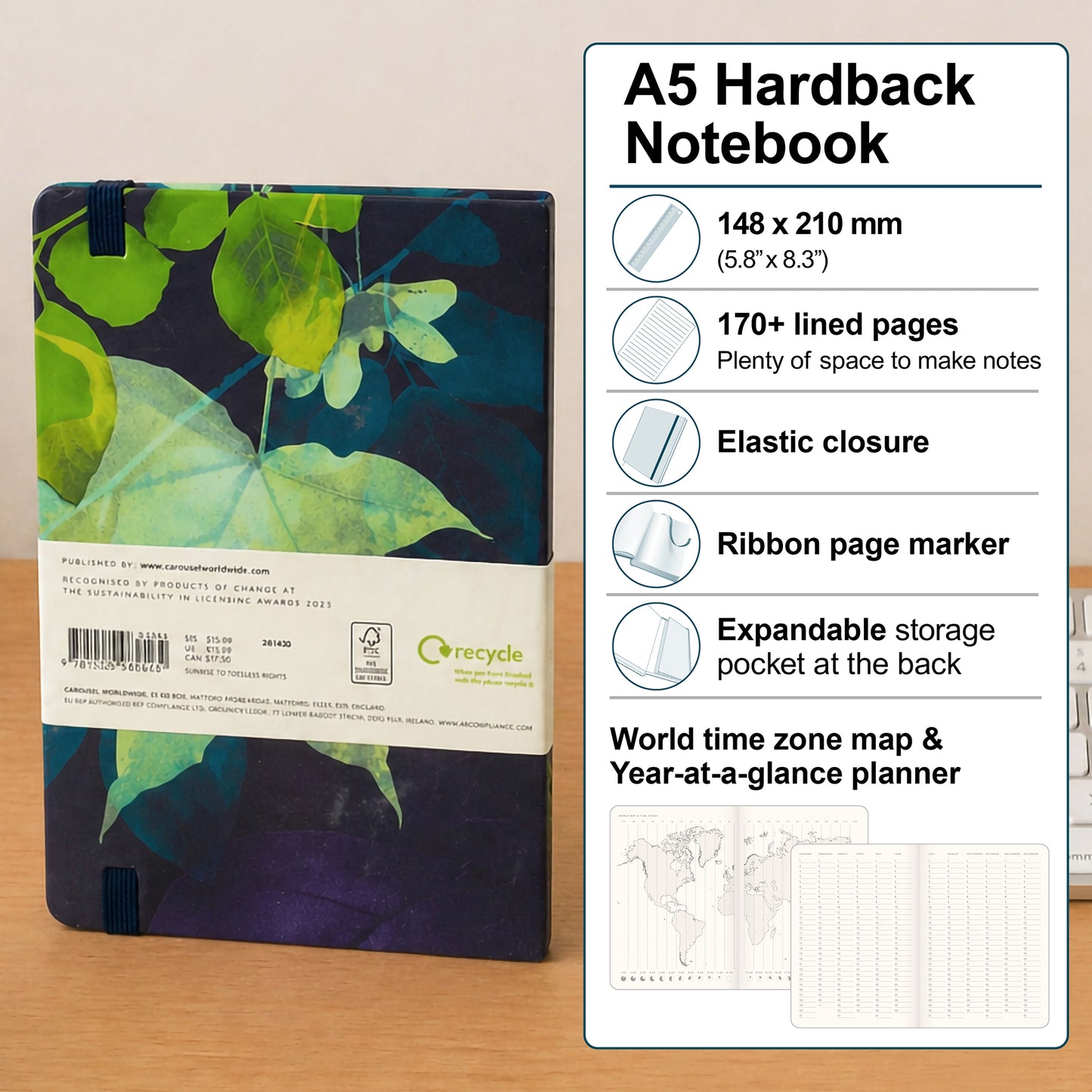 National Trust Illustrated A5 Notebook