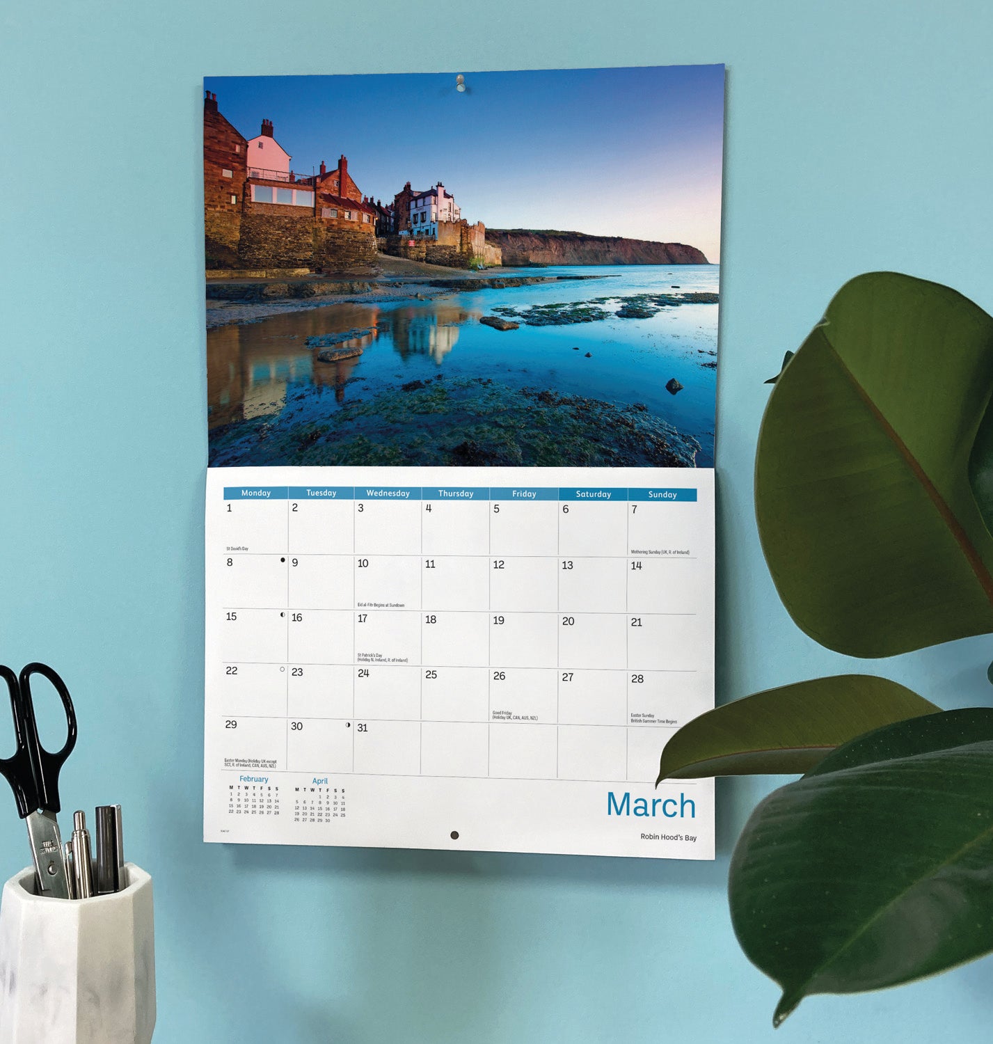 Yorkshire Coast A4 Calendar 2027