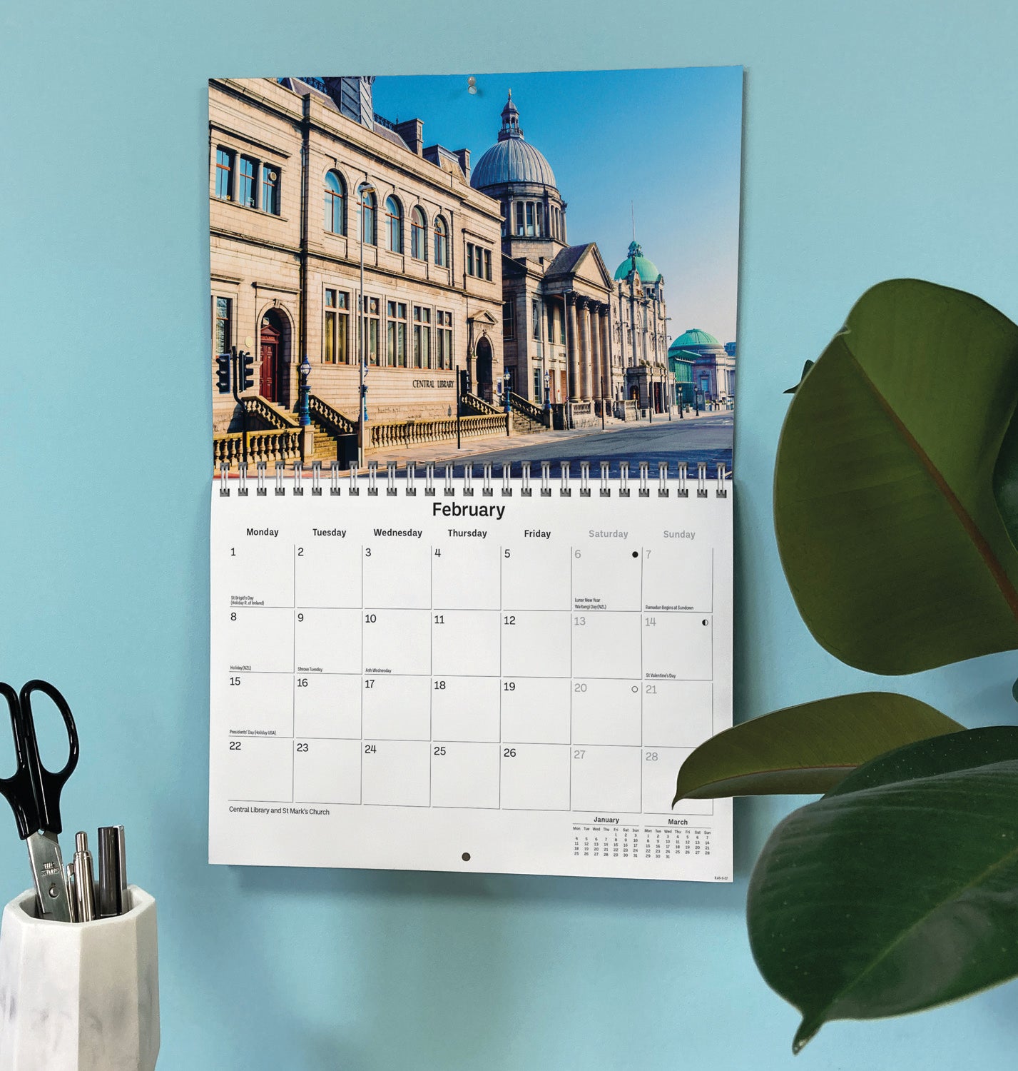 Aberdeen A5 Calendar 2027