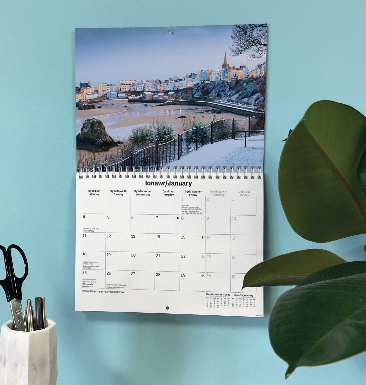 South Wales A5 Calendar 2027