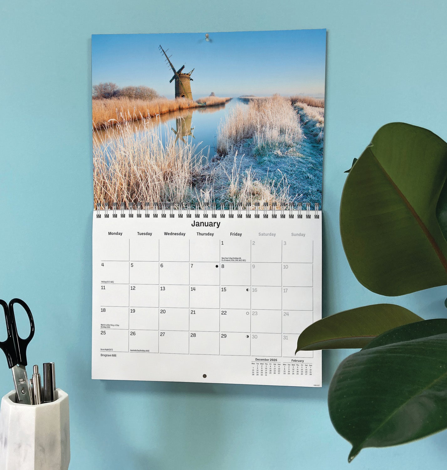 Norfolk Broads A5 Calendar 2027