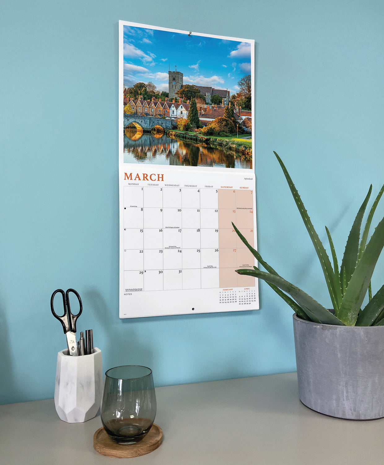 Kent Wall Calendar 2027