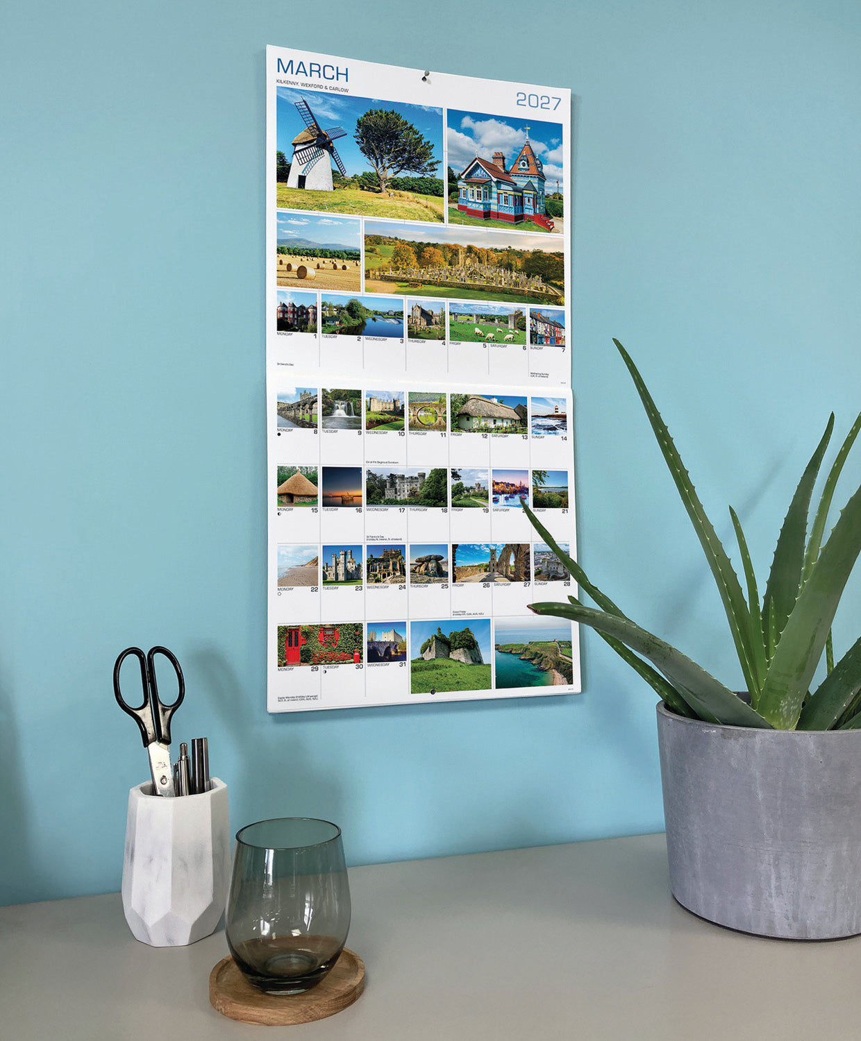 Around Ireland Wall Calendar 2027