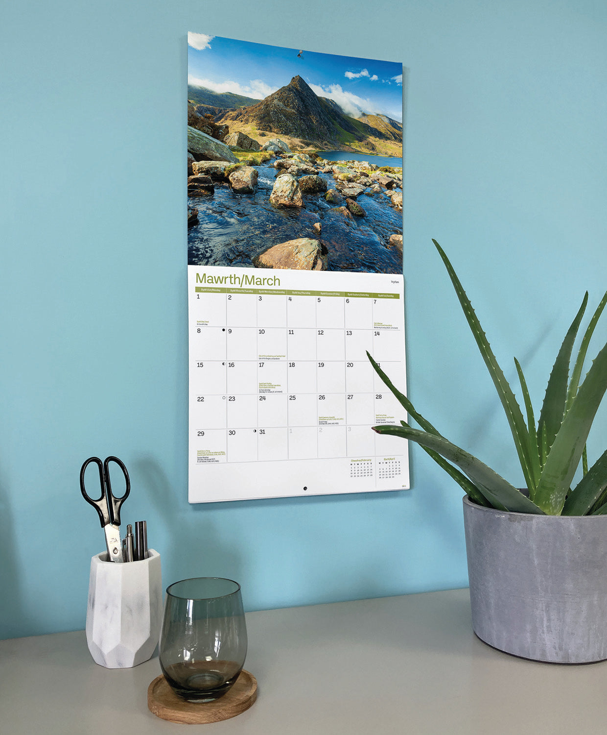 Wales Wall Calendar 2027