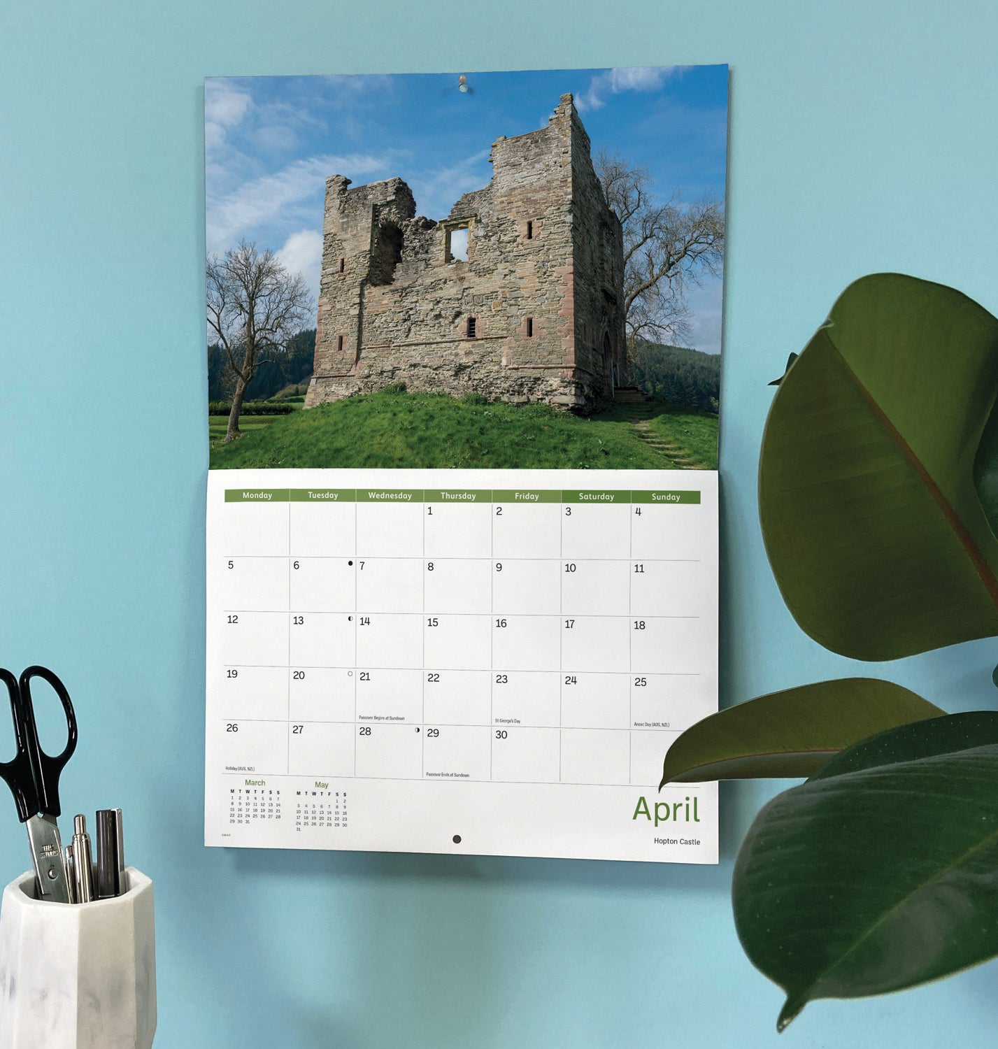 Shropshire Hills A4 Calendar 2027