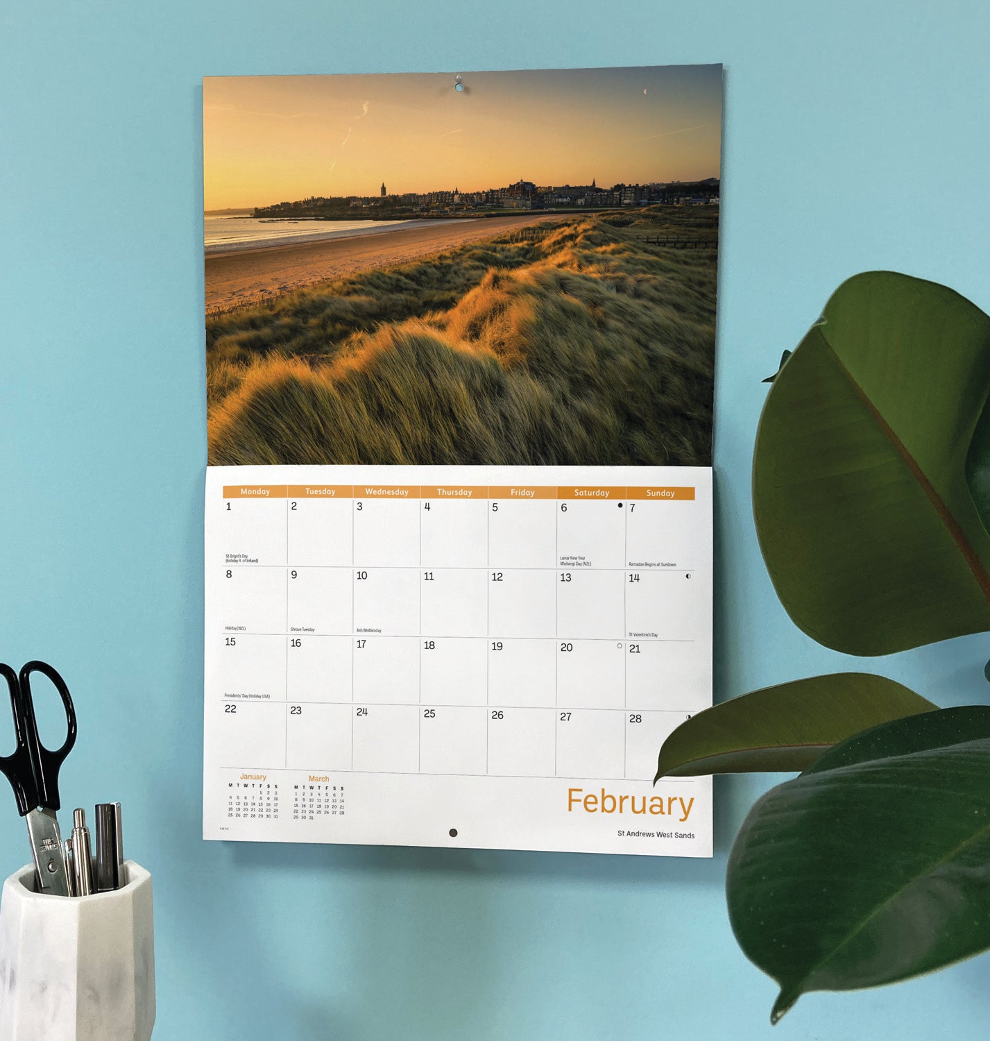 Kingdom of Fife A4 Calendar 2027