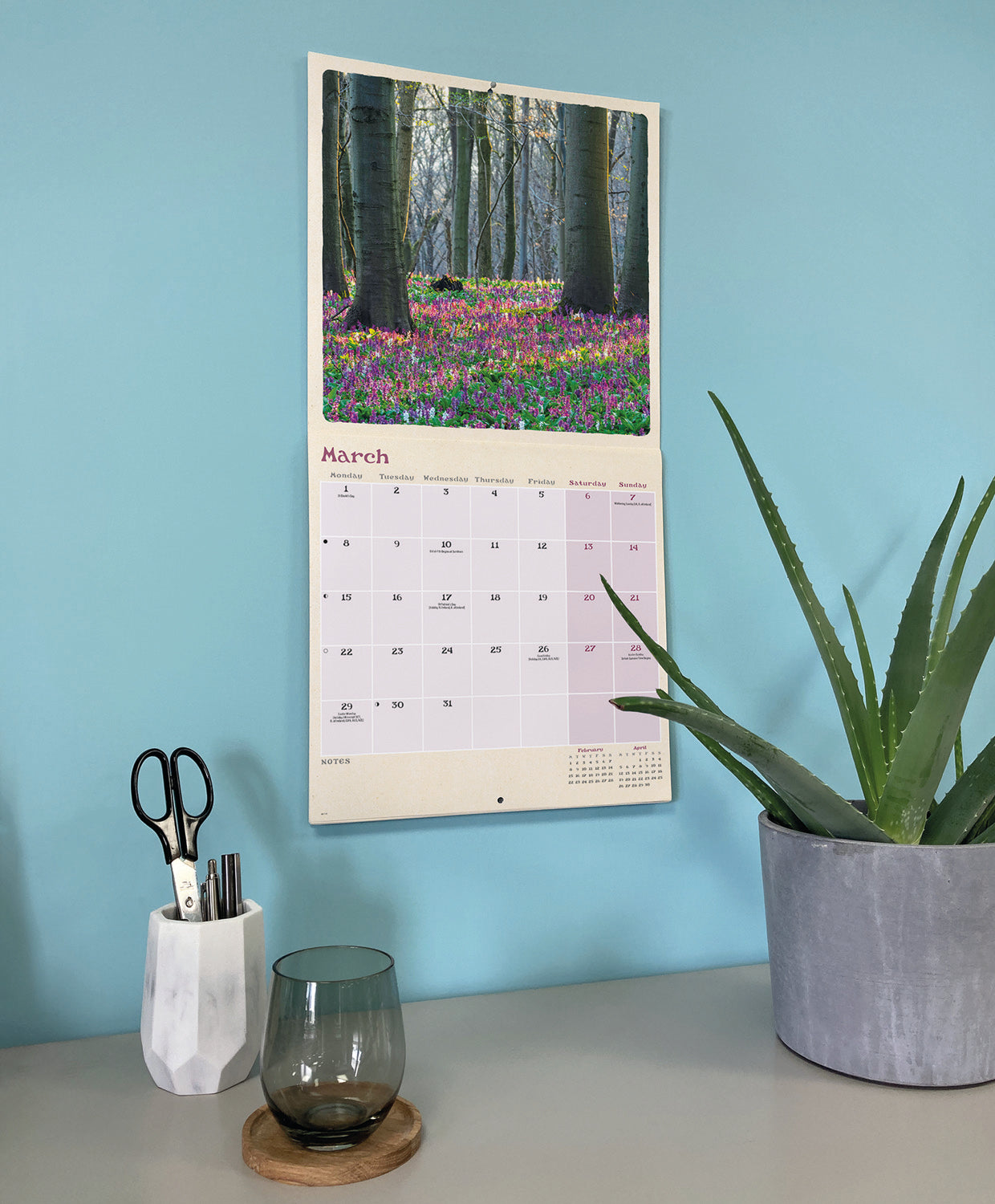 Scenic Woodland Wall Calendar 2027