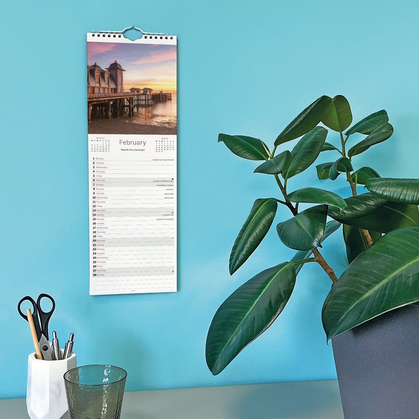 Britain, Images of Slim Calendar 2027