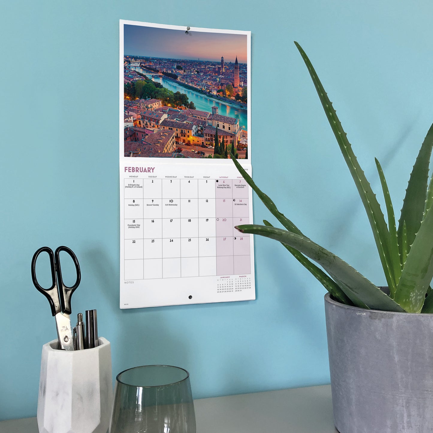 Italy Mini Calendar 2027