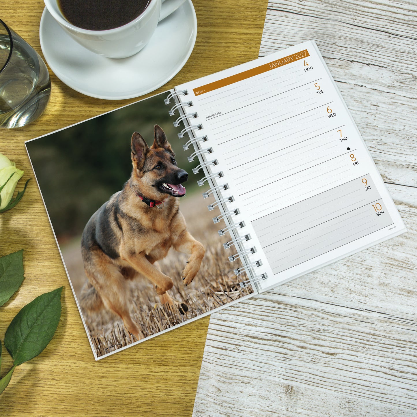 German Shepherds A5 Diary 2027