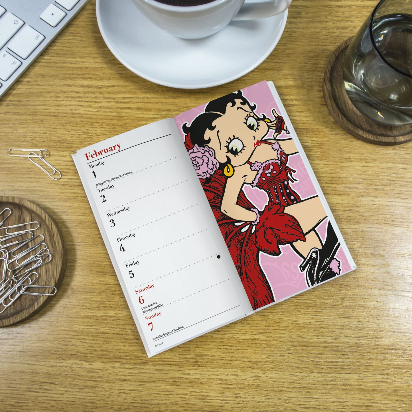 Betty Boop Slim Diary 2027