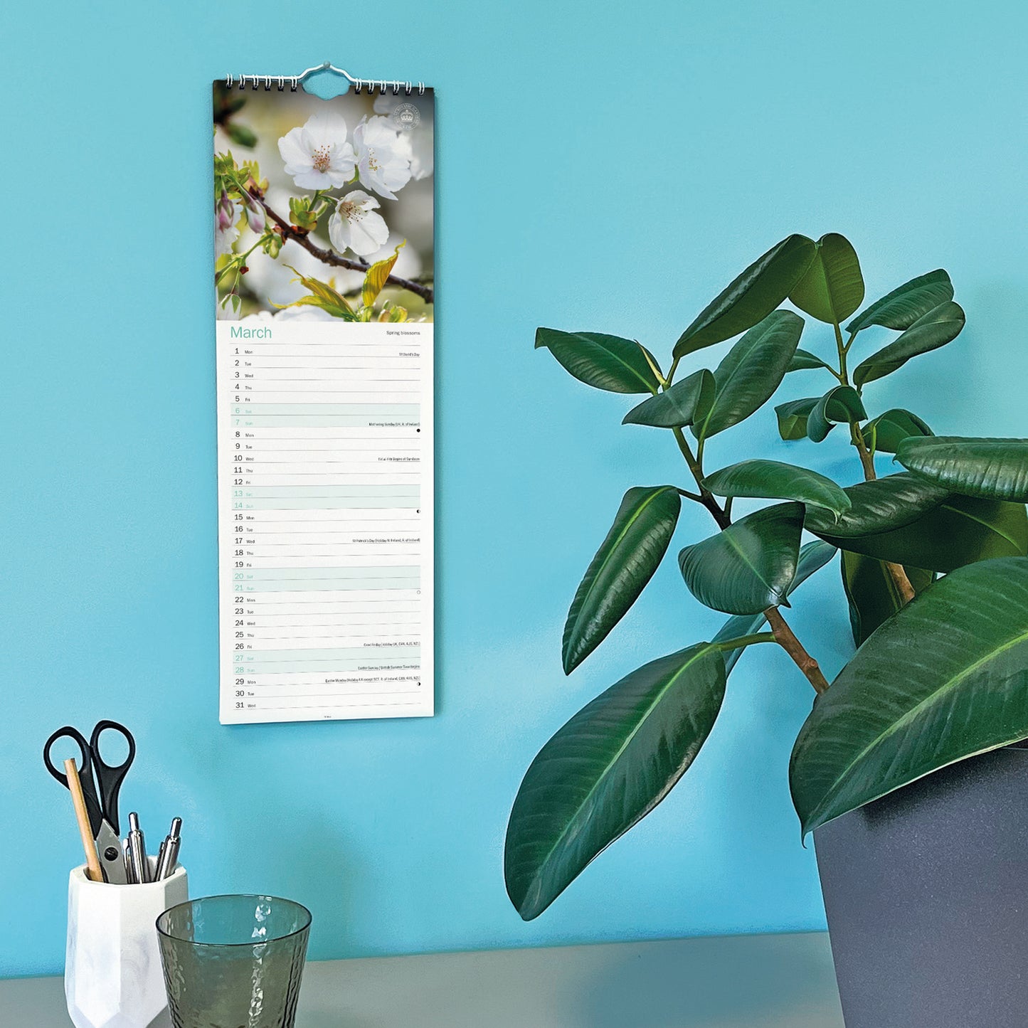 Royal Botanic Gardens Kew, Kew in Colour Slim Calendar 2027